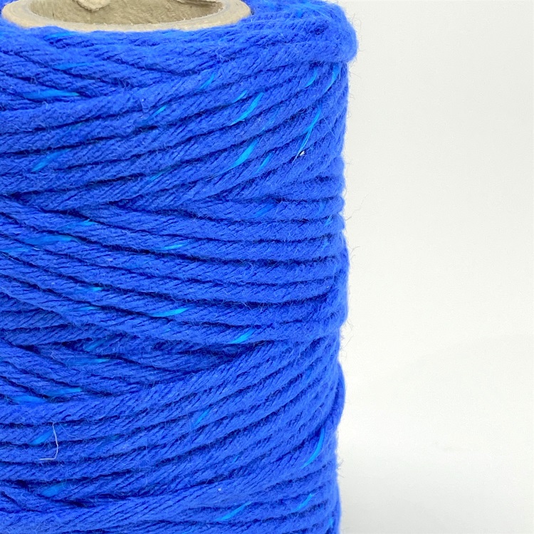 Baumwollgarn/ PES Ø 2,0 mm - 0,5 kg per Spule – blau
