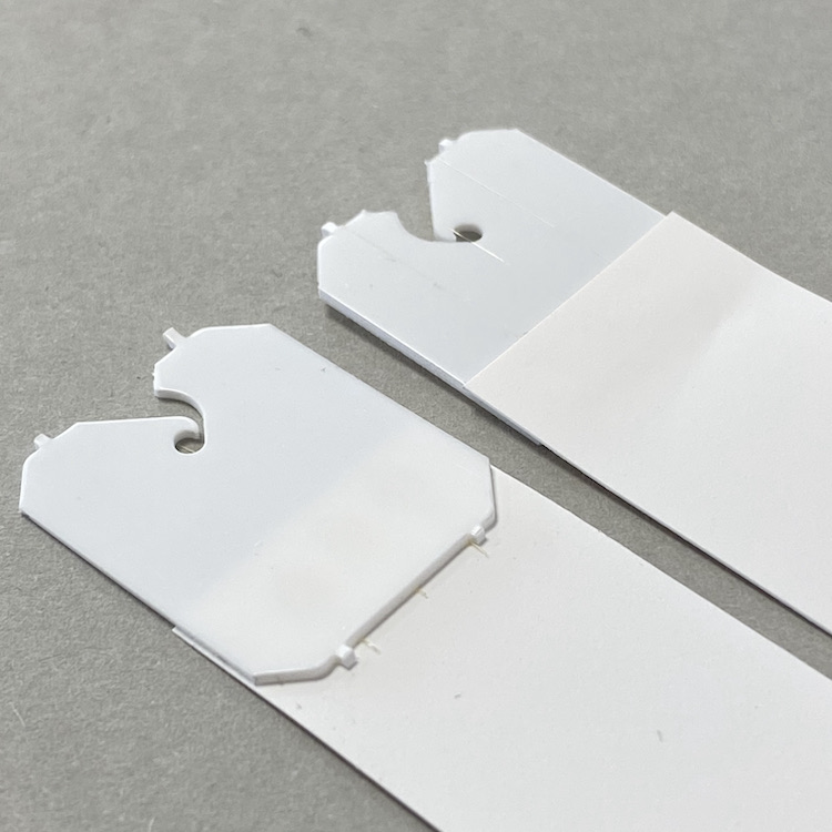 Kwik Lok® Etiketten 70 x 22 mm für Einzelmaschinen - Elastikgarn