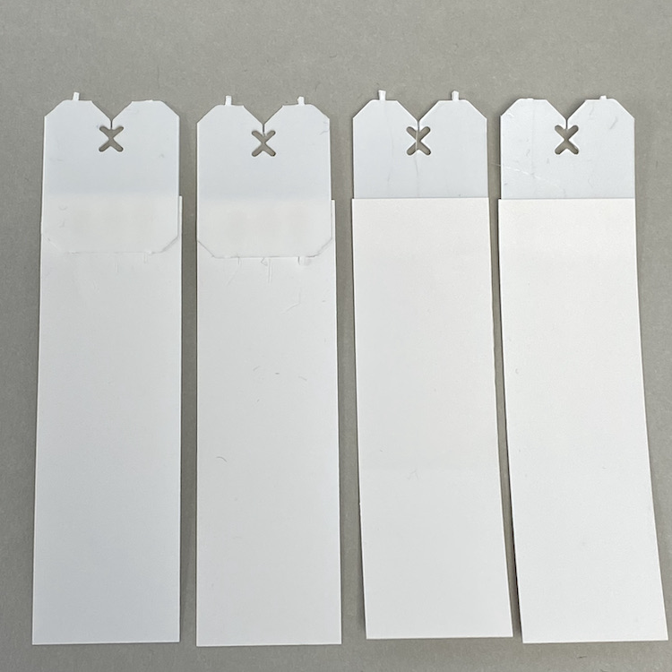 Kwik Lok® Etiketten 70 x 22 mm für Einzelmaschinen - Softgarn