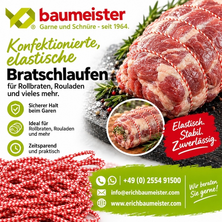 Küchenschlaufen - Geflügelschlaufen zum Bündeln & Braten