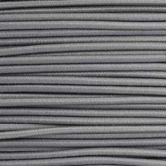 Gummizugschnur 2,2 mm PES-grau - Flechtware