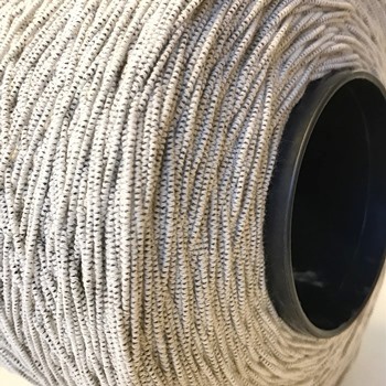 Elastikgarn 1-fach Baumwolle | weiß 770 m/ kg